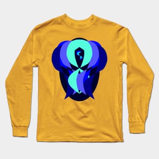 Geometry in blue Long Sleeve T-Shirt